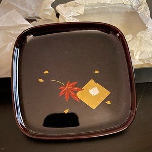 Japanese Laquer Snack plates
